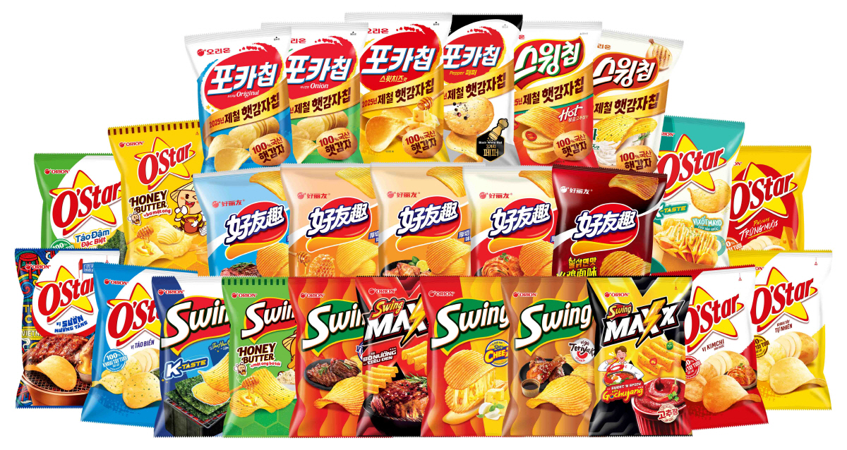오리온, '생감자 스낵' 글로벌 누적 매출액 4조 돌파