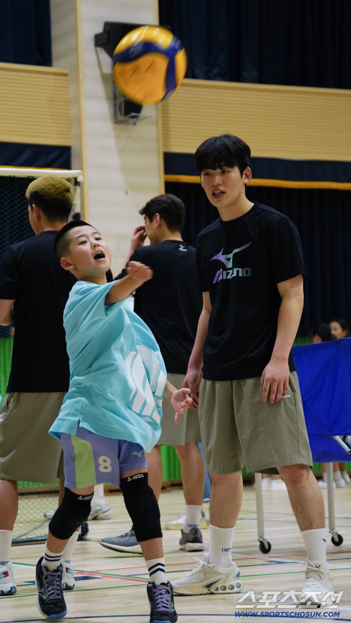 대한항공 점보스 배구단, '꿈나무 배구교실' 진행