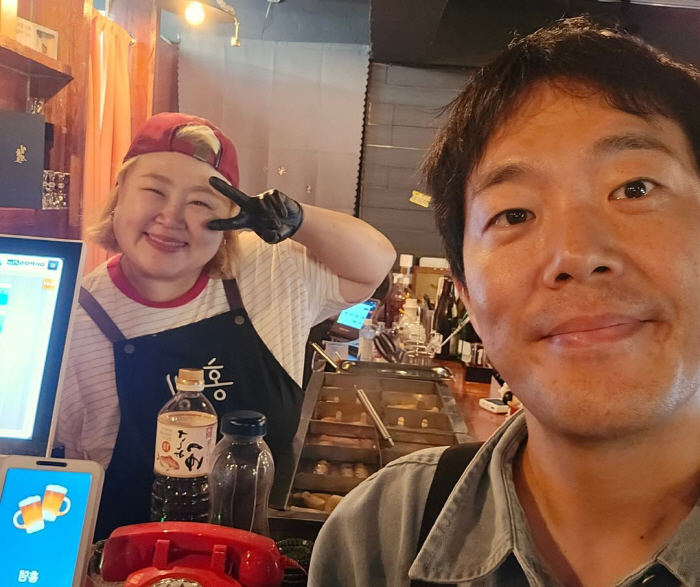 홍윤화♥김민기, 대박난 오뎅바 결국 '알바' 구했다..."오픈부터 만석"