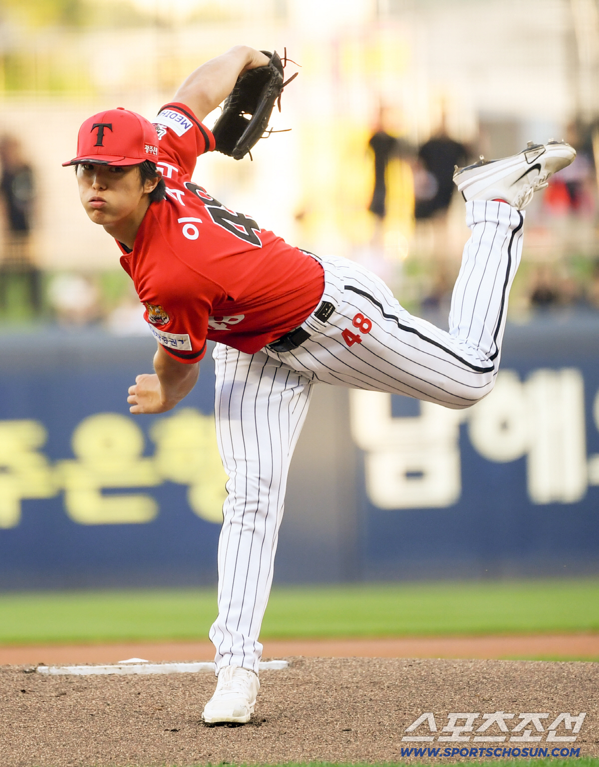 [포토] 이의리 힘찬 피칭