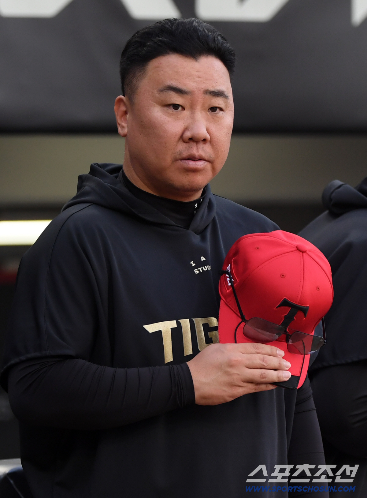 [포토] 3연패 이범호 감독 '오늘은 이긴다'