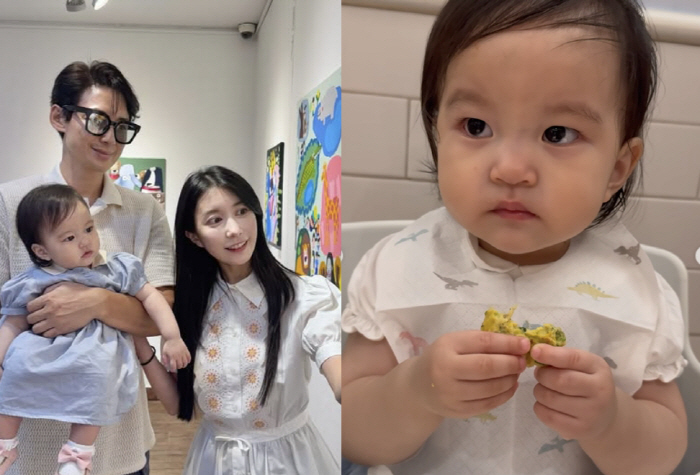 '이지훈♥' 아야네, 통제 안되는 13개월 딸과 전시회서 '육아 봉변'.…