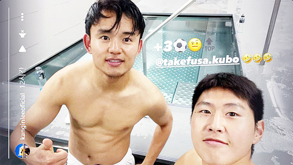 '이강인 日 절친' 쿠보의 동생은 180cm 오른발잡이 수비형MF 훈남……