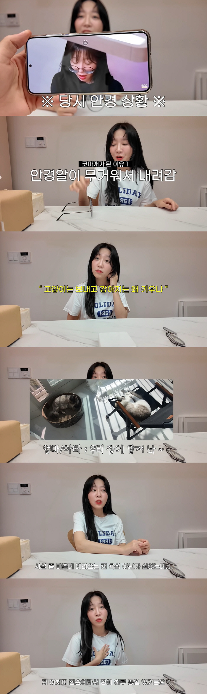 쯔양, 반려묘 유기 의혹 해명 "다시 데려오기 미안..이사 후 함께 살 계획"