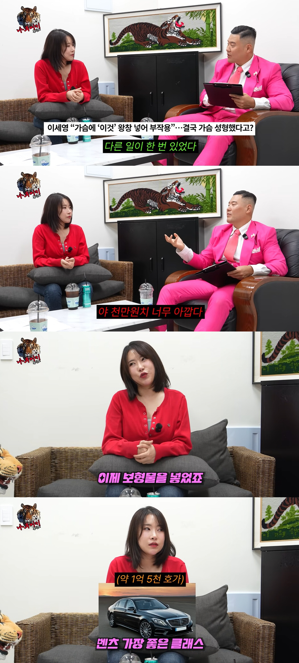 '성형에 1억 쓴' 이세영 "천만원 부은 가슴 필러는 흘러내려, 보형물로…