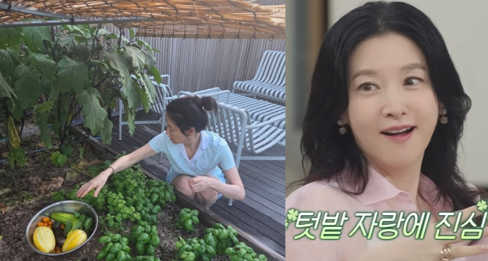 이영애, 74세 남편♥과 가꾼 텃밭 자랑..소탈한 쌍둥이 엄마 ('냉부해…