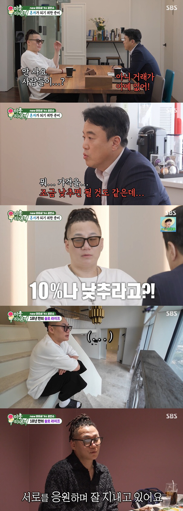 윤민수, '전처'와 동거 이유 고백 "집 팔려야 진짜 끝나" ('미우새'…