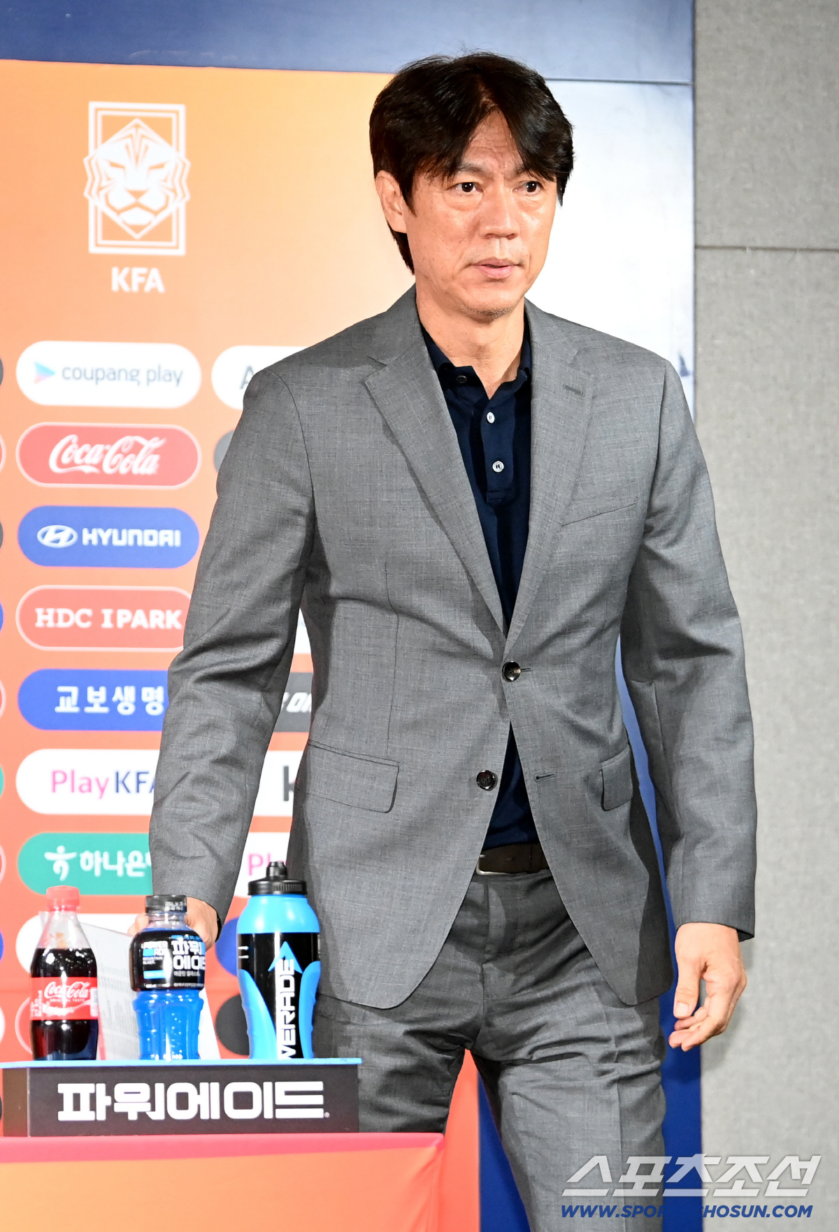 [포토] 홍명보 감독, 9월 A매치 소집 명단 발표