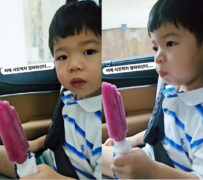 홍현희♥제이쓴 子 준범, 자존감 높은 3세 "이제 사진 찍지마"