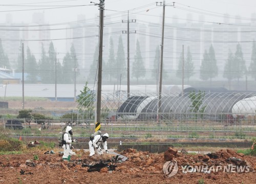 美7공군 "작년 1월 주한미군 F-16 추락사고는 엔진정지 때문"
