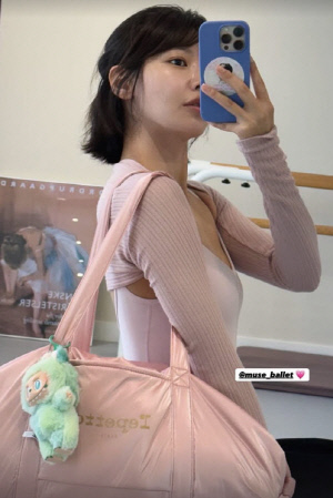 [SCin스타] 수영, 발레복 입고 청순美 뽐냈다…라부부 인형까지 ‘완벽’