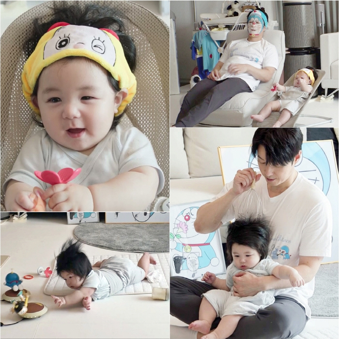 심형탁, 子 하루와 '도라에몽 가족' 변신 "너무 귀여워"(슈돌)