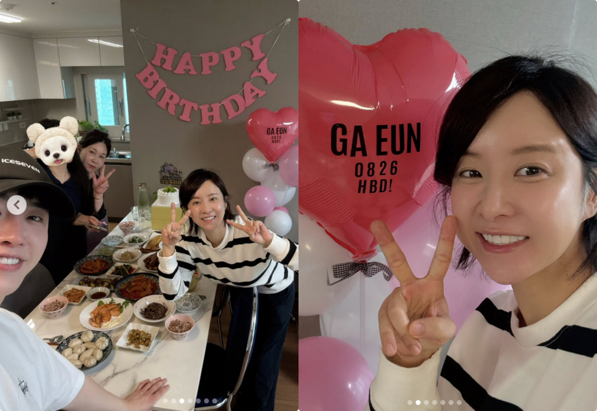 '박현호♥' 은가은, 시母표 생일상+금일봉 자랑 "사랑받는 며느리, 설거…