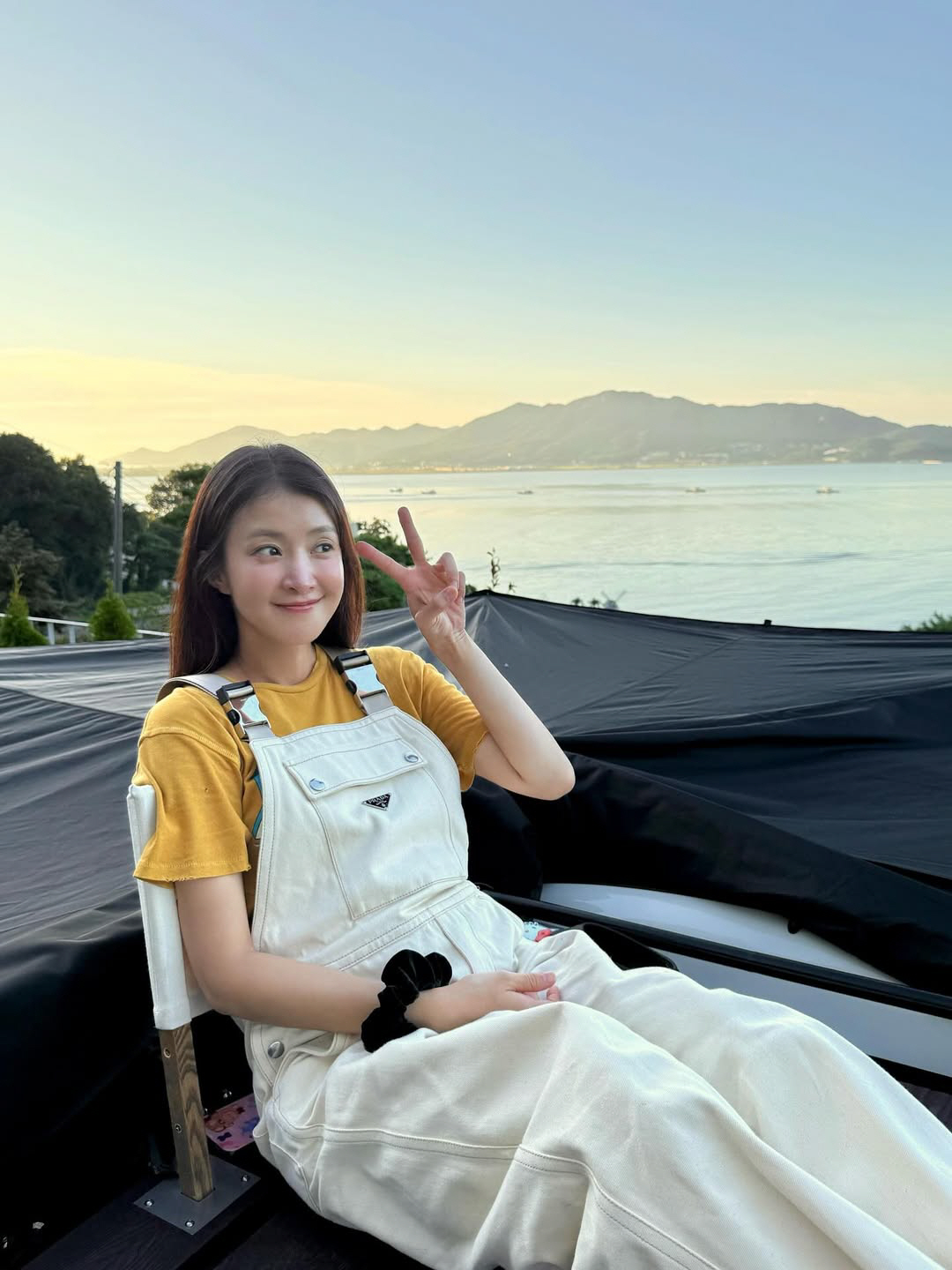 이시영, 임신 7개월에도 아들 위해 만삭 캠핑 "조금 힘들지만 행복"