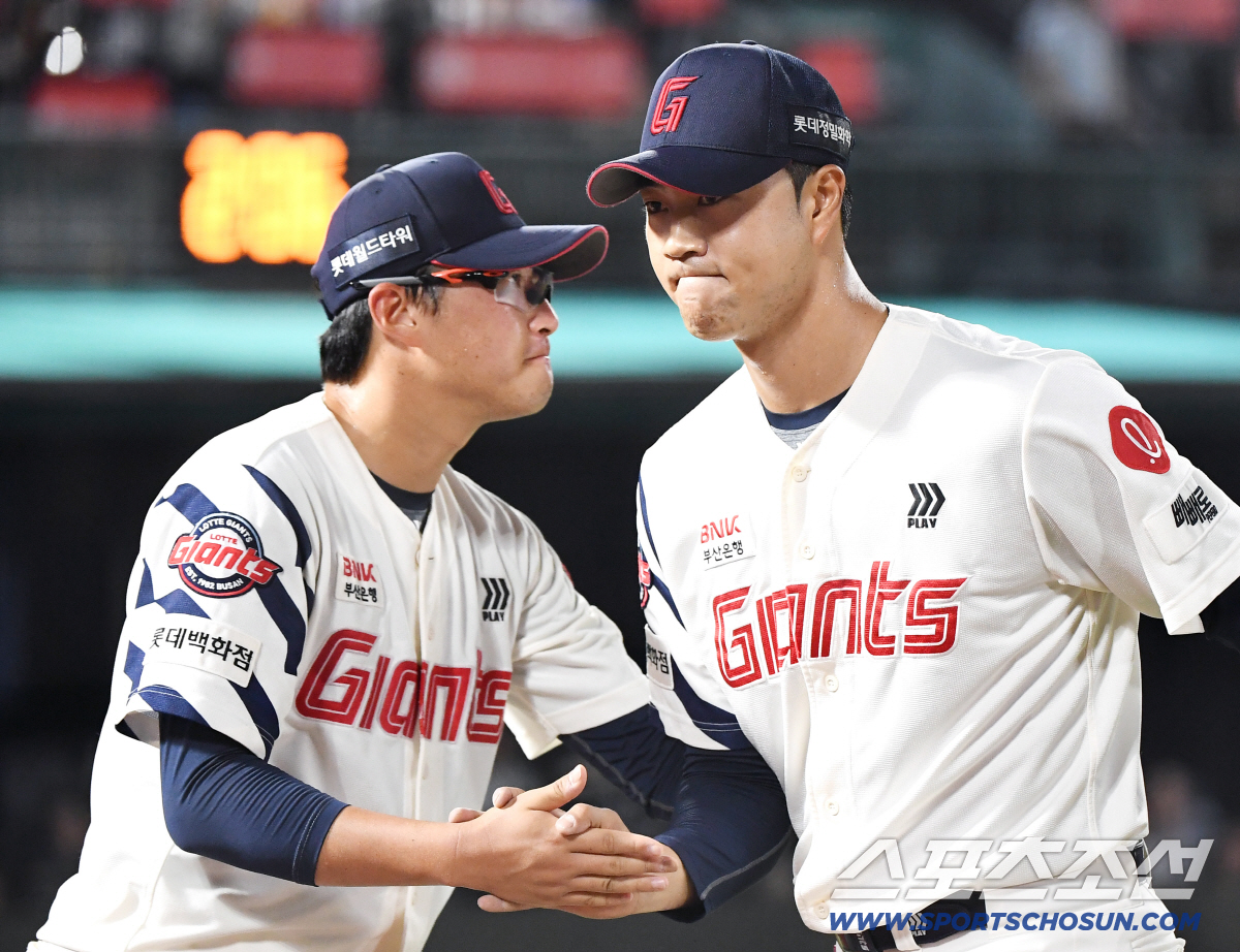 [포토] 윤성빈이 고마운 박세웅