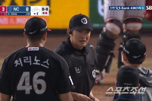5연속 범타→세트 포지션 항의→투구폼 변경→7이닝 무실점. NC 지능적 흔들기, 외인 1선발에겐 통하지 않았다[창원 현장]