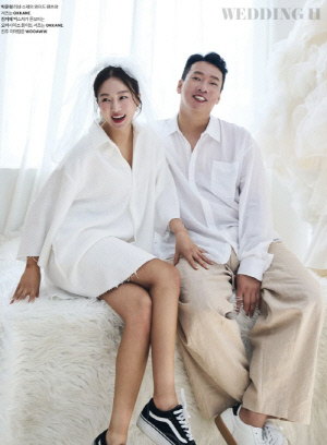 김지혜♥박준형, '결혼 20주년' 리마인드 웨딩 화보 찍었다 [화보]