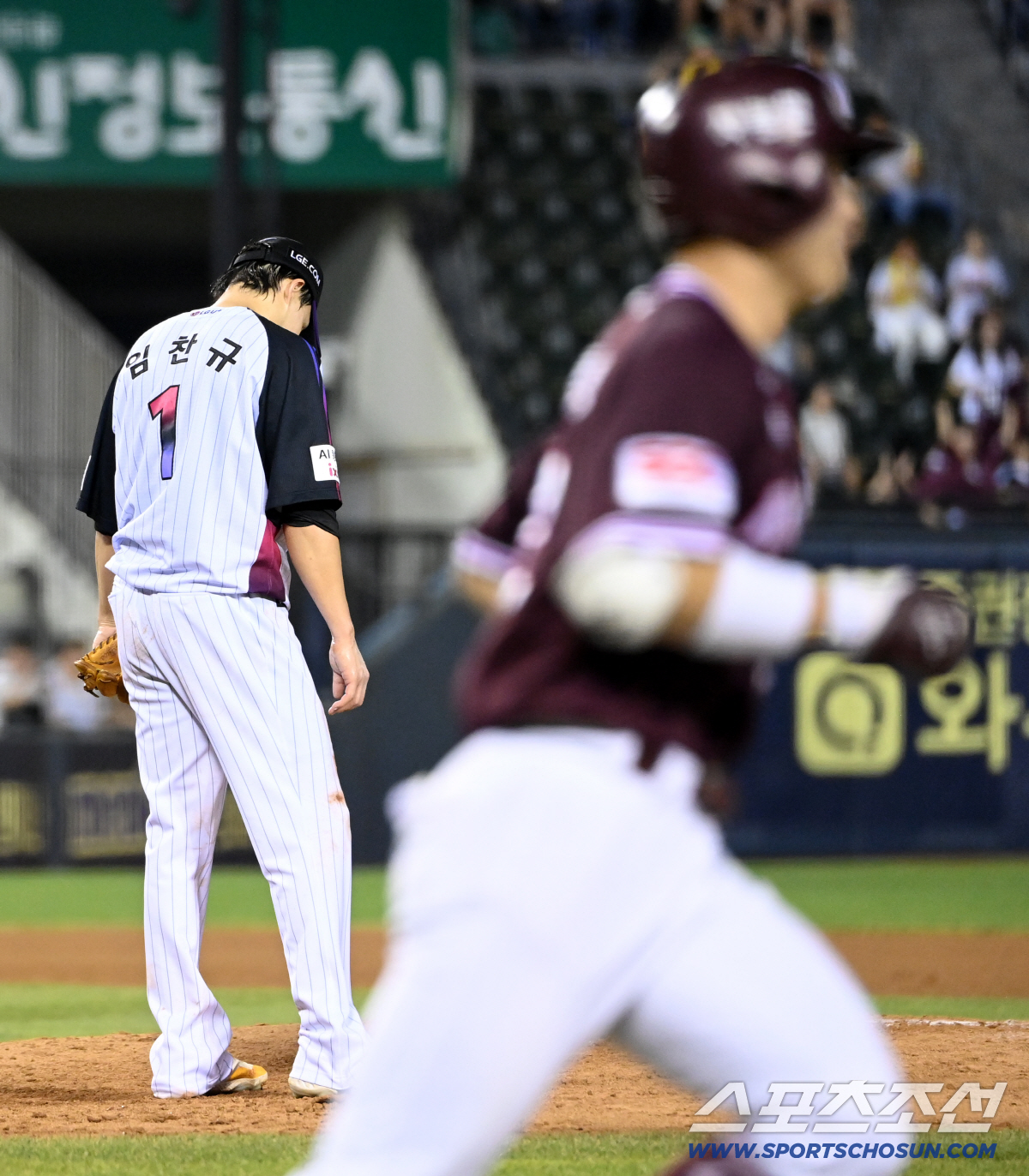 [포토] 임찬규, 적시타 내준 아쉬움에