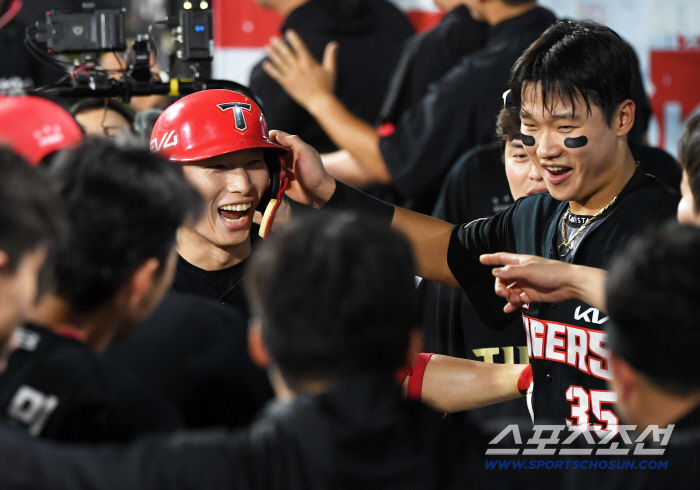 '5강 안 끝났어!' KIA 6회 7점 대폭발, KT에 역전승…네일 8승+오선우·김호령 8타점 합작[수원 리뷰]