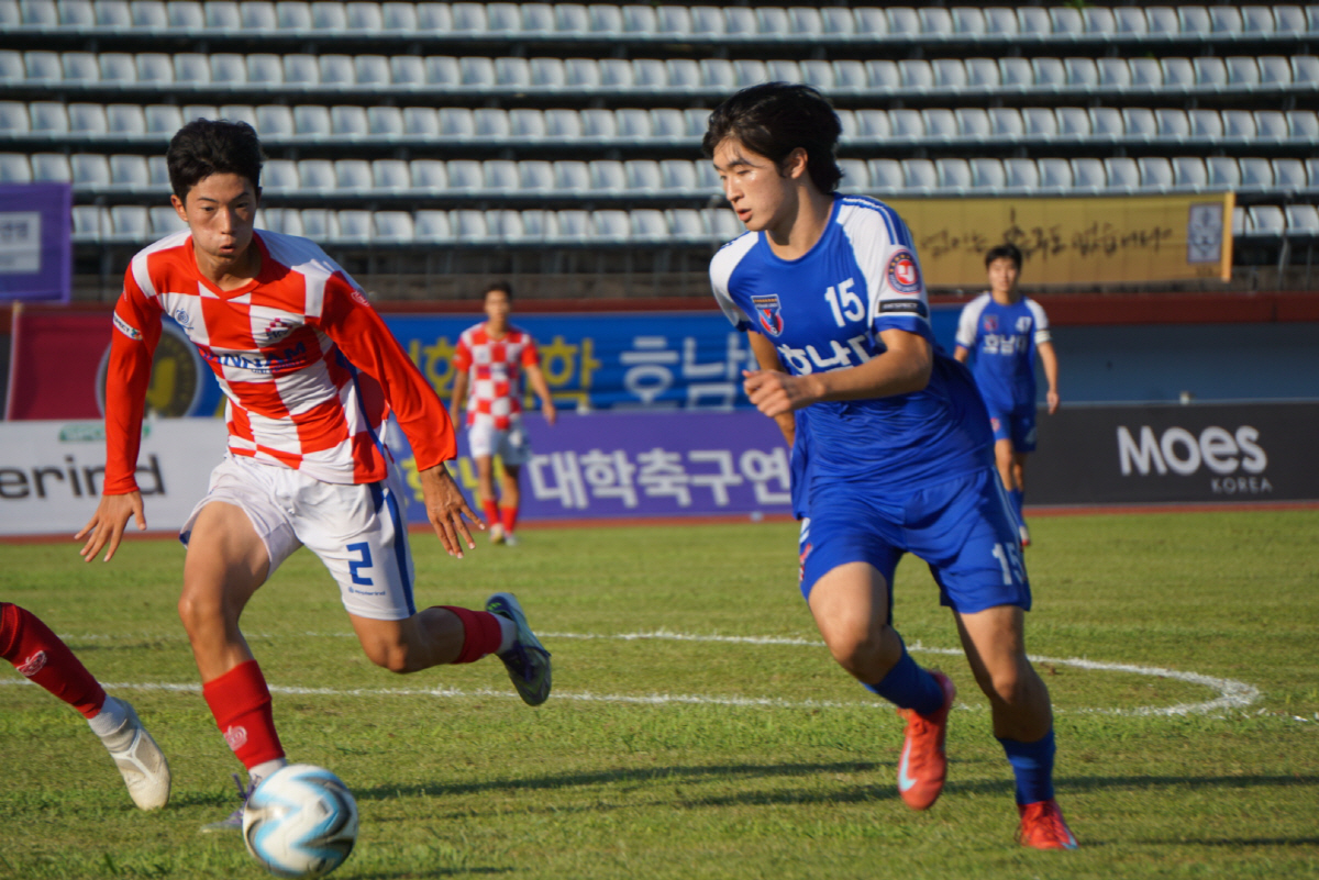 [대학축구]'조우령 극적 결승골' 한남대학교 사상 첫 4연속 정상 등극 …
