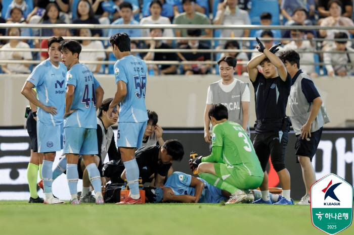 대구FC 한숨 돌렸다…들것에 실려 나간 황재원, 검사 결과 '특이 소견 …
