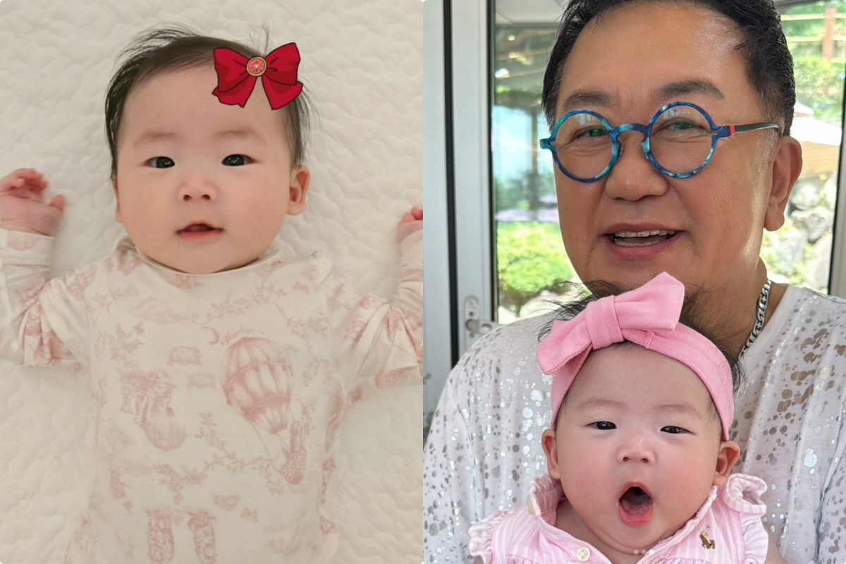 이용식, 손녀 안고 함박웃음 "안녕하세요 폭풍성장중인 원이엘 입니다"
