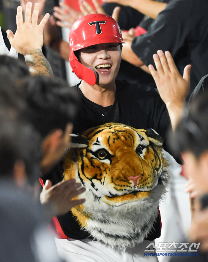 "1군 젖어 들면 또 사라진다" 14㎏ 빠진 절박한 생존, KIA 김도영 공백 그나마 채운 이유