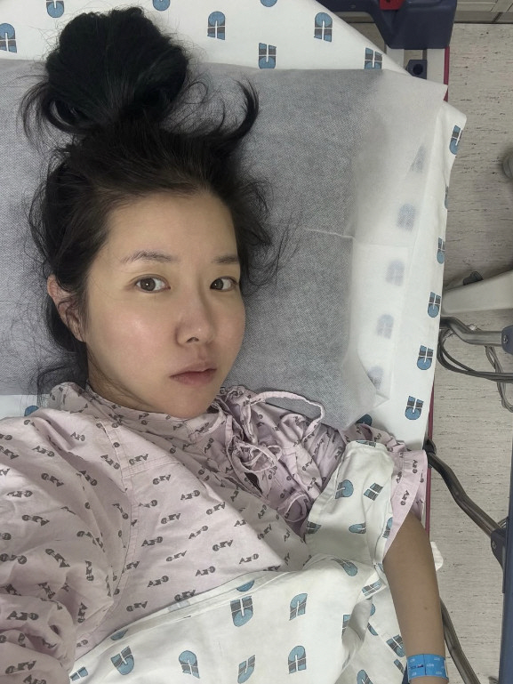 김지혜, 쌍둥이 조산 위험 넘겼다 "아직 나올 때 아니라고…무사히 퇴원"