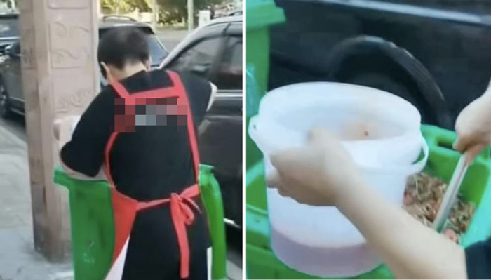 식당 종업원이 쓰레기통에서 폐식용유 수거, 재사용 논란…조사 결과는?