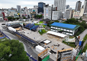 광주양궁대회 분쟁지역 참가단 경비 강화…북한 불참