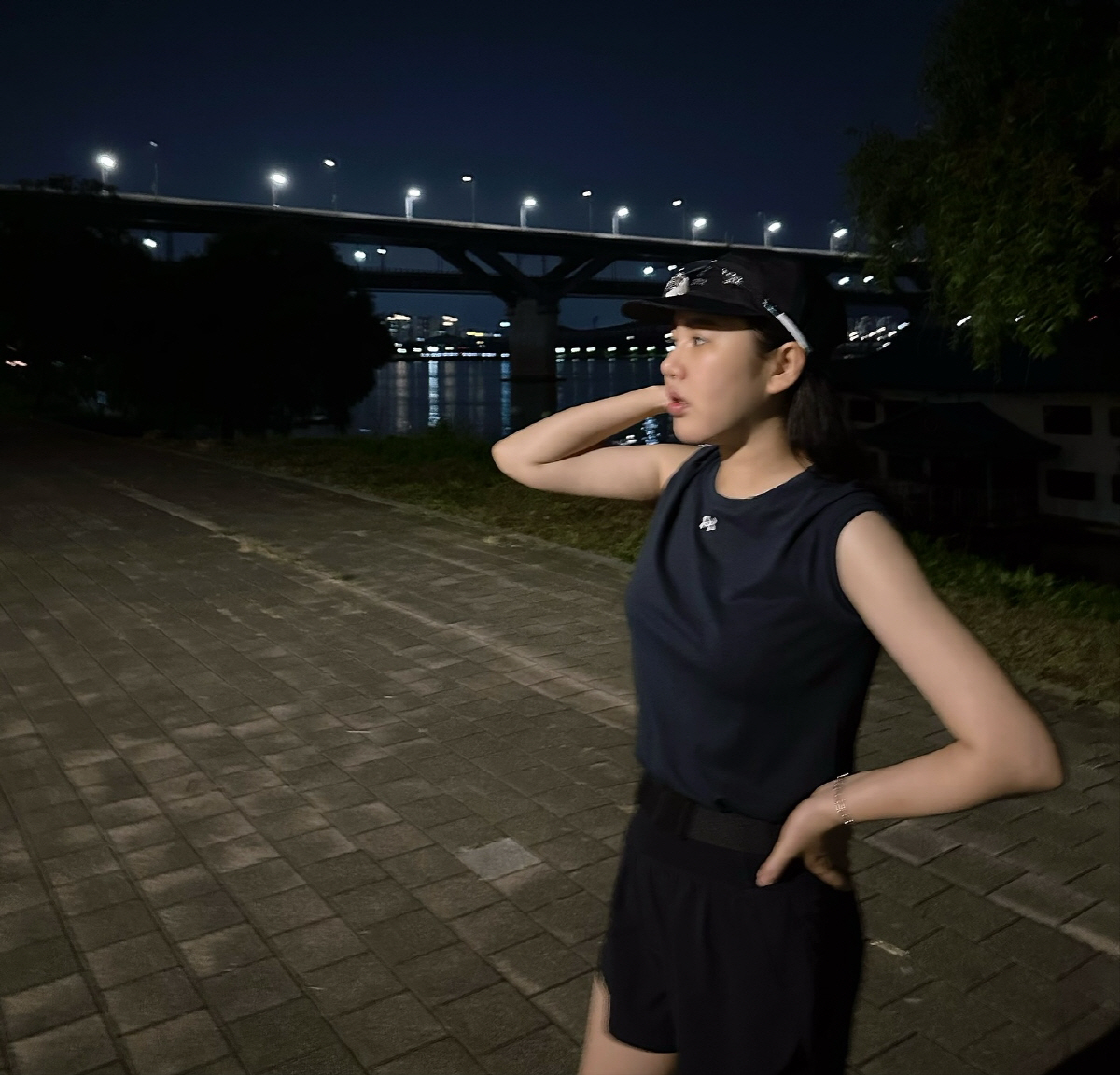 "한강 가면 송가인 볼 수 있나"…송가인, 수준급 러닝 패션→실력은 런린…