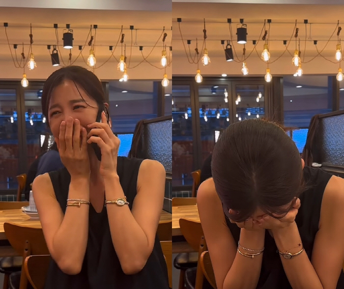 '정조국♥' 김성은, 기쁜 소식에 눈물 쏟았다.."믿기지 않을 만큼 기뻐…