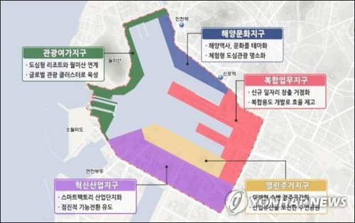 인천시 "내항 1·8부두 재개발, 연내 실시계획 승인 목표"