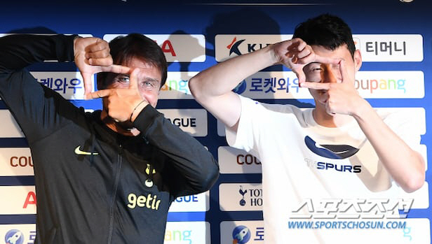 "손흥민 사위 삼고 싶다" 콘테, SON만 사랑했다..."추락하는 기분,…
