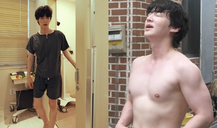 안재현, 10kg 벌크업하더니 과감한 상의탈의 "저 달라졌습니다"(나혼산…