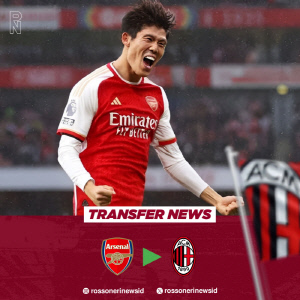 日 축구 눈물 펑펑 흘린다! 아스널서 쫓겨난 '월드글래스'…AC밀란 영입 타깃→메디컬서 탈락할 수도