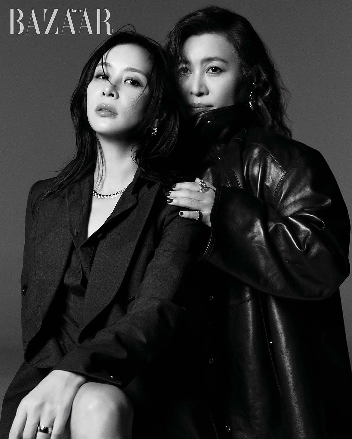 고소영·오은영, 방송 이어 화보에서도 '찰떡 호흡'…모델 못지 않은 '포…