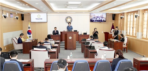 [의회소식] 태안군의회 임시회 개회…추경안 등 16건 처리 예정