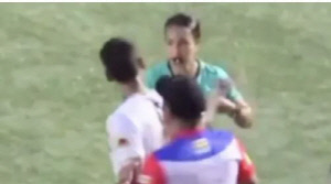 레드카드에 격분→女주심 뺨 때린 '초황당'선수의 말로...콜롬비아 구단 