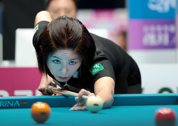 '극적인 드라마 연출' 김가영·스롱, 풀세트 접전 끝에 준결승 진출 성공