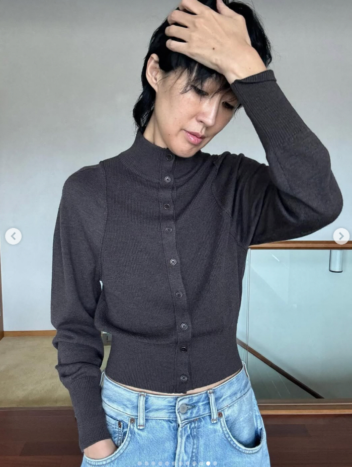 '180㎝·51㎏' 홍진경, 살이 더 빠졌나..압도적인 슈퍼모델 포스