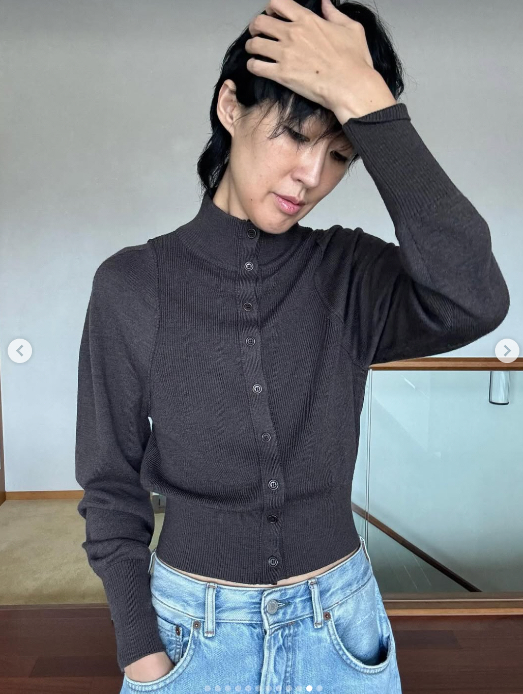 '180㎝·51㎏' 홍진경, 살이 더 빠졌나..압도적인 슈퍼모델 포스