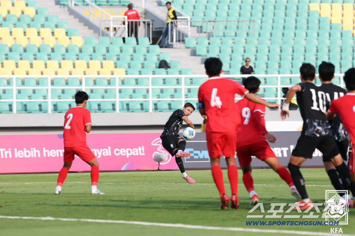 "조상혁 해트트릭" 이민성호,U-23亞컵 예선 라오스에 7대0 대승! 파…