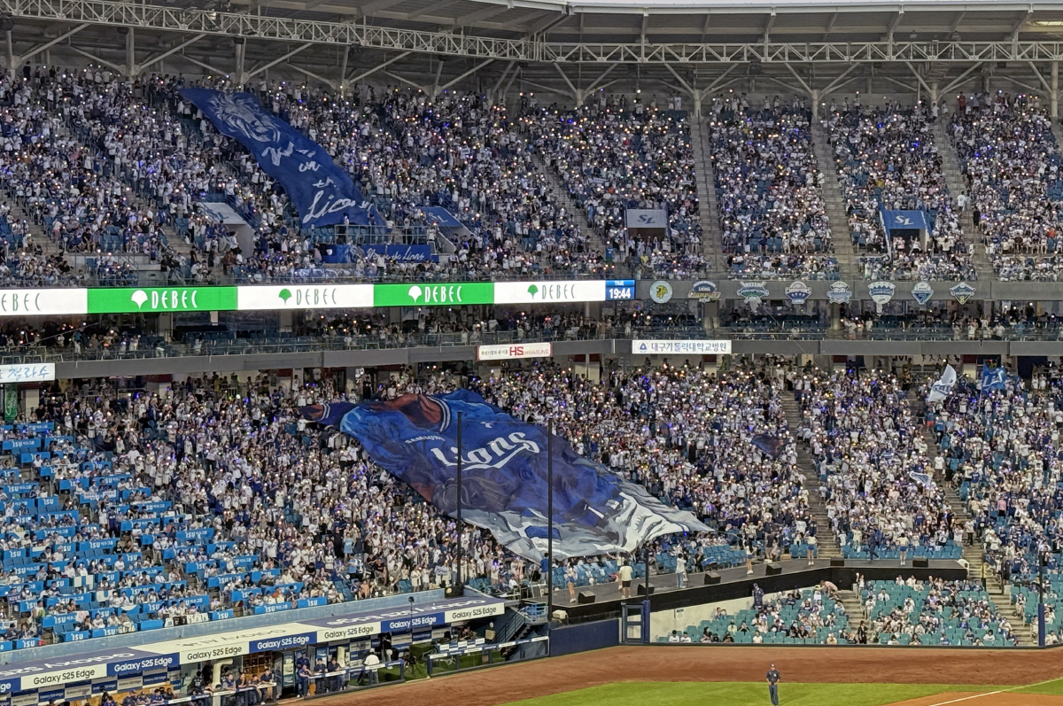 '반갑다! 전국구 한화' 삼성, 주말까지 145만 육박...8G 15만↑…