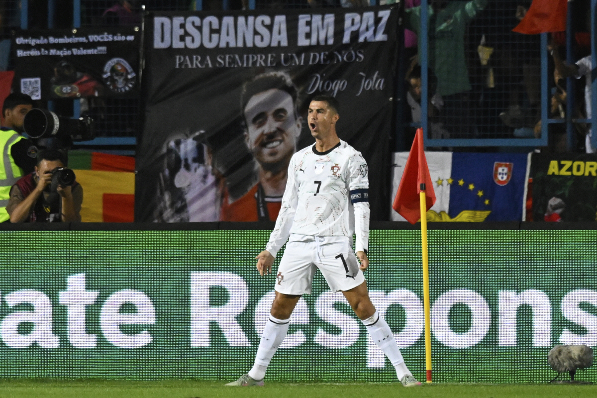 "사우디서 황제축구? 이래서 CR7!" 40세 호날두, 월드컵 예선 멀티…