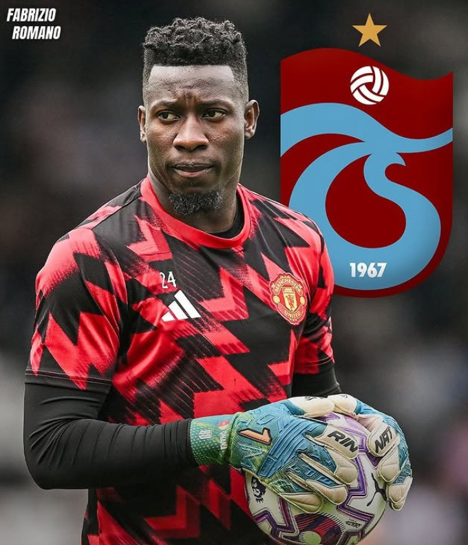 "제발 나가줄래" 맨유, 트라브존스포르와 오나나 임대 합의→'HERE W…