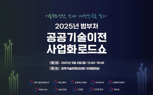 특허청 등 10개 부처, 공공기술 이전 사업화 로드쇼