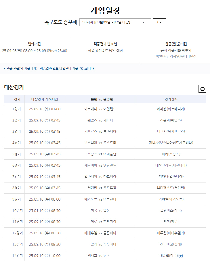 "1등 1명 나왔다" 적중금은 4억4017만원, 축구토토 승무패 57회차…