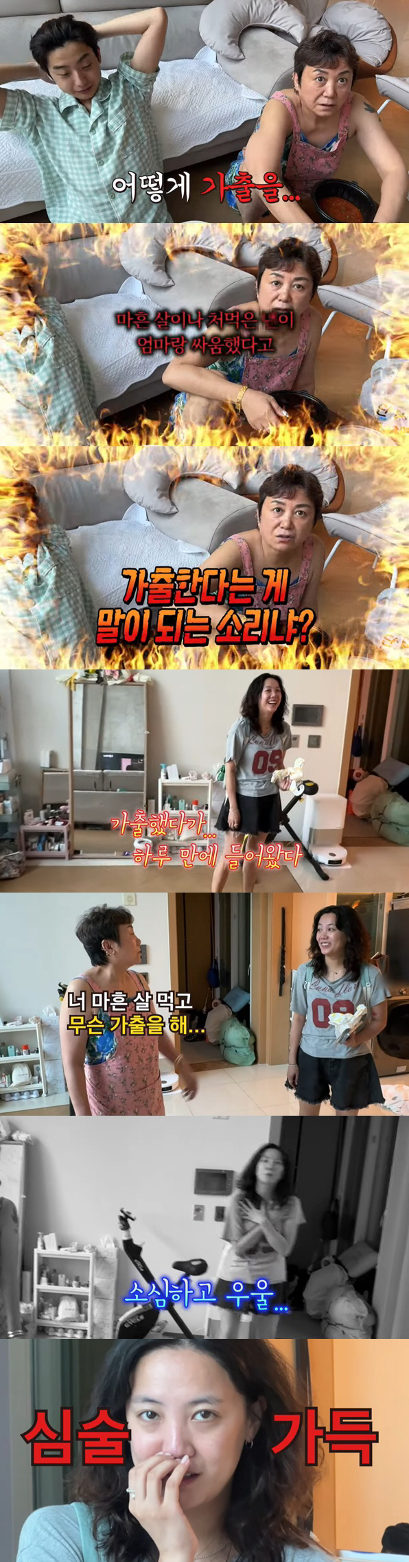 "소심·우울해져" 고은아, 가족과 다투고 새벽 가출
