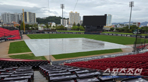 '또 비냐' KIA-삼성전, 우천 취소...예비일도 없다, KIA 3번째 추후 편성 [광주 현장]